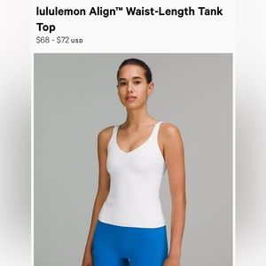 Waist Length Align Tank